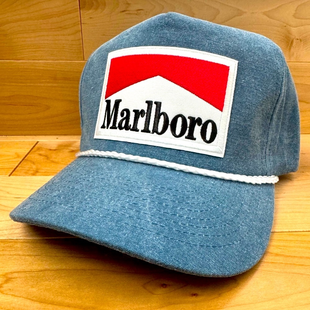 Blue Wash Marlboro Cap